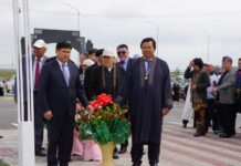 ТҮРКІСТАН: ОРДАБАСЫДА ДАҢҚТЫ БАЛУАН ҚАЖЫМҰҚАН МҰҢАЙТПАСҰЛЫНЫҢ 155 ЖЫЛДЫҒЫ КЕҢ КӨЛЕМДЕ АТАЛЫП ӨТТІ