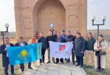ТҮРКІСТАН ОБЛЫСЫНАН «ҚАЗАҚ КҮШІНІҢ КАРТАСЫНА» 15 БАЛУАН ТАС ЕНГІЗІЛДІ