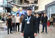 ТҮРКІСТАН: АЗИЯ ЧЕМПИОНАТЫНЫҢ ЖҮЛДЕГЕРІ АЙДАР АРАПОВ ЕЛГЕ ОРАЛДЫ