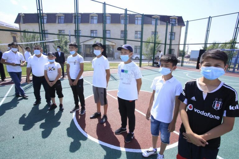 Шымкент: Абай ауданында көпфункциялы ашық спорт алаңқайлары көбеюде