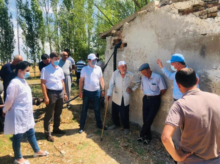 «САЙРАМ» ТҰРҒЫН АЛАБЫНДА  АУЫЗ СУ МӘСЕЛЕСІ ШЕШІЛЕТІН БОЛДЫ