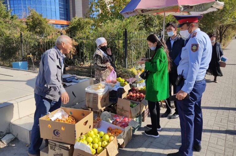 ЗАҢСЫЗ САУДА ОРЫНДАРЫНА ҚАРСЫ РЕЙД ЖҮРГІЗІЛУДЕ