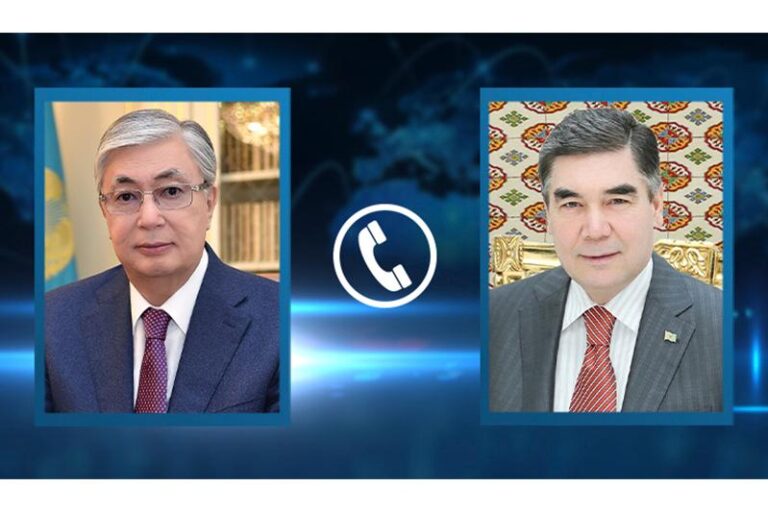 ҚАСЫМ-ЖОМАРТ ТОҚАЕВ ТҮРІКМЕНСТАН ПРЕЗИДЕНТІМЕН ТЕЛЕФОН АРҚЫЛЫ СӨЙЛЕСТІ