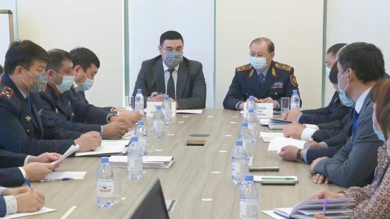 ТҮРКІСТАНДА «ПОЛИЦИЯНЫҢ СЕРВИСТІК МОДЕЛІ» ЖОБАСЫ АЯСЫНДАҒЫ ЖҰМЫС БАРЫСЫ ТАЛҚЫЛАНДЫ