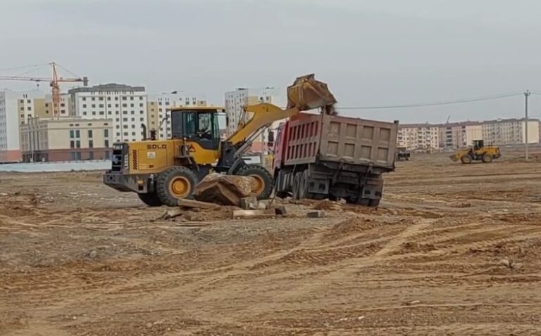 ТҮРКІСТАН ҚАЛАСЫНЫҢ ЖОЛДАРЫ ЖАҢАРУДА