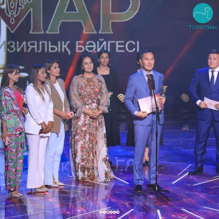 «TURKISTAN» ТЕЛЕАРНАСЫ «ТҰМАР» СЫЙЛЫҒЫН ЖЕҢІП АЛДЫ