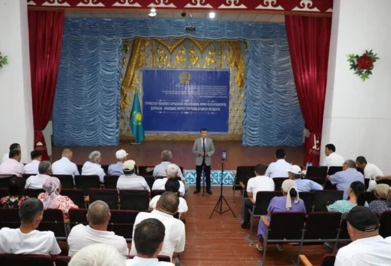 САРЫАҒАШ АУДАНЫНДАҒЫ ДАРБАЗА ЕЛДІМЕКЕНІНДЕ 671 ГЕКТАР ЖЕР ОРТАҚ ЖАЙЫЛЫМҒА БЕРІЛДІ