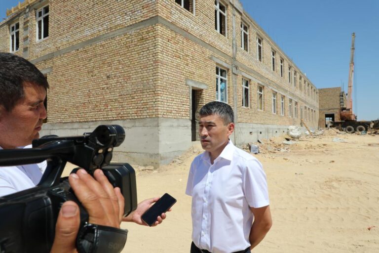ТҮРКІСТАН: САРЫАҒАШ АУДАНЫНДА 100 ОРЫНДЫҚ МЕКТЕП САЛЫНУДА