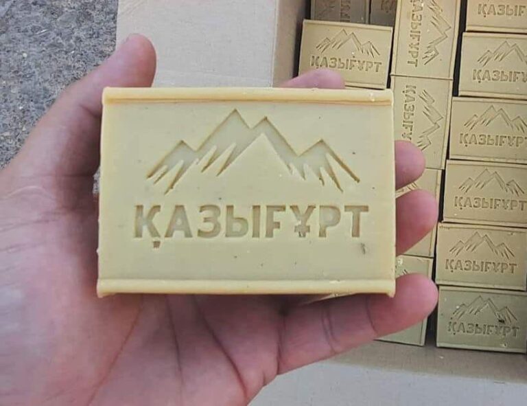 ТҮРКІСТАН: “ҚАЗЫҒҰРТ” БРЕНДІМЕН КІР САБЫН ӨНДІРІЛЕ БАСТАДЫ