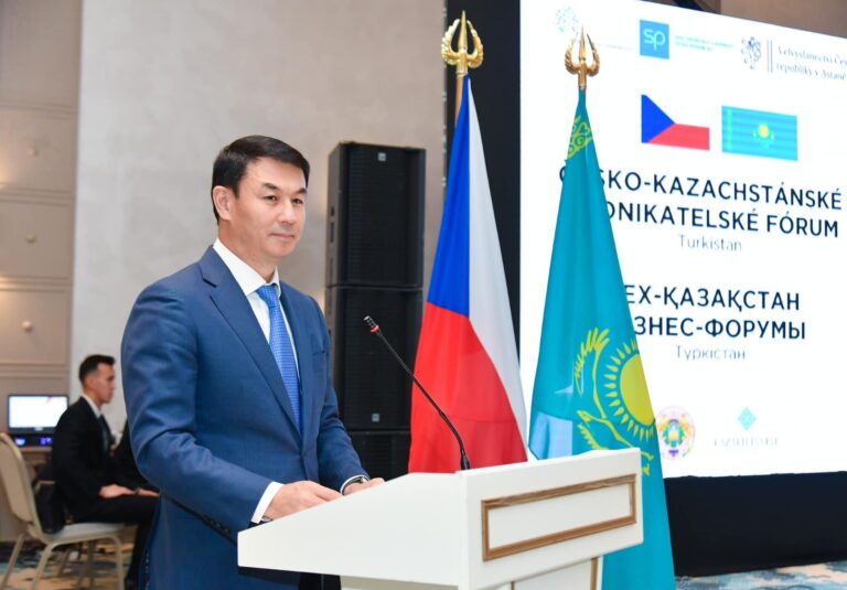 ТҮРКІСТАНДА ҚАЗАҚСТАН МЕН ЧЕХИЯ ІСКЕРЛЕРІНІҢ БИЗНЕС-ФОРУМЫ ӨТТІ