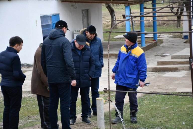 ОРДАБАСЫ АУДАНЫНДАҒЫ АУЫЗ СУ ЖҮЙЕСІ БАҚЫЛАУДА