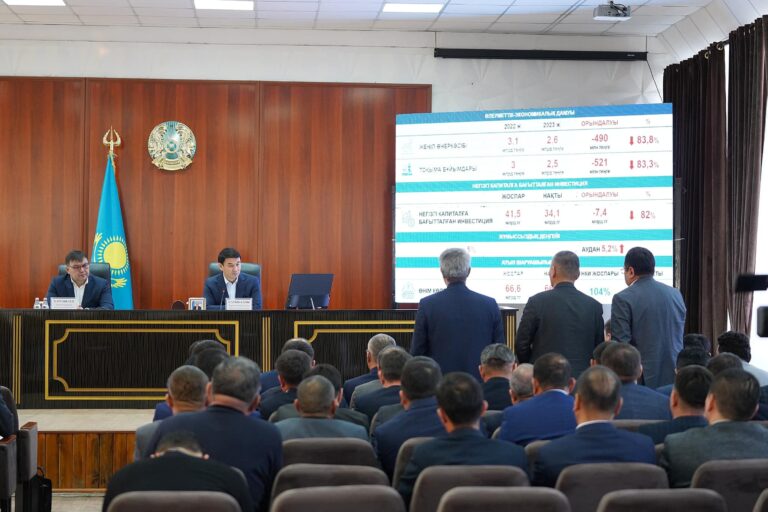 ТҮРКІСТАН: ШАРДАРАДА ИНВЕСТИЦИЯЛЫҚ ЖОБАЛАРДЫ КӨБЕЙТУ КЕРЕК