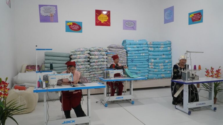 Бәйдібектегі текстиль өнімдерінің қалдықтарын қайта өңдейтін цехтың жұмысы жандануда