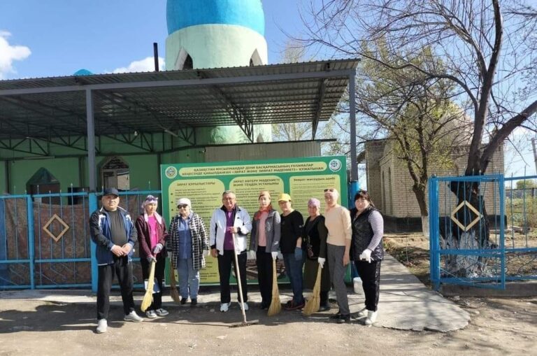 «КИЕЛІ МЕКЕН»: СОЗАҚТА «БИБІ МАРИЯМ» КЕСЕНЕСІНІҢ АУМАҒЫ ТАЗАРТЫЛДЫ