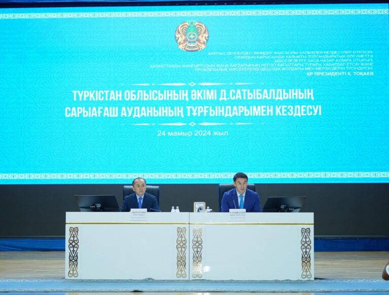 ДАРХАН САТЫБАЛДЫНЫҢ САРЫАҒАШ ТҰРҒЫНДАРЫМЕН КЕЗДЕСУІНДЕ ӨТКІР МӘСЕЛЕЛЕР АШЫҚ АЙТЫЛДЫ