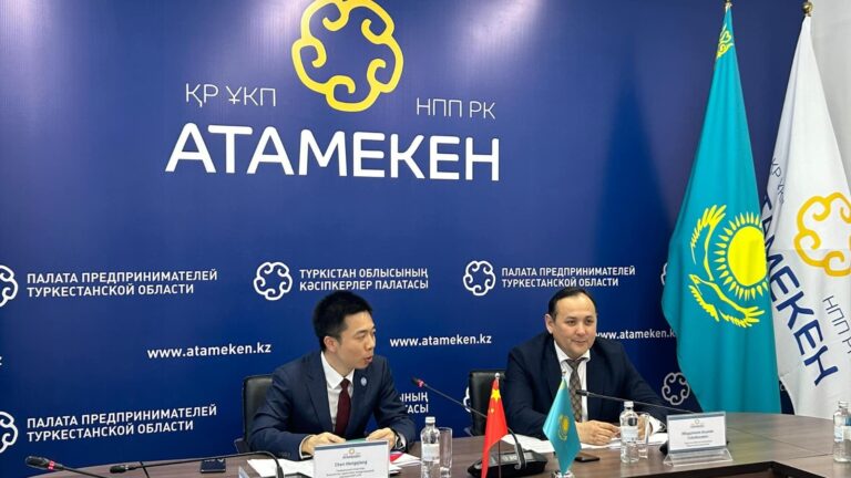 ТҮРКІСТАНДЫҚ КӘСІПКЕРЛЕР ҚЫТАЙЛЫҚ ИНВЕСТОРЛАРМЕН БІРЛЕСКЕН ЖОБАЛАРДЫ ҚОЛҒА АЛАДЫ