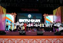 ТҮРКІСТАНДЫҚ 10 ОҚУШЫ ДӘУЛЕТ СЕРІКБАЕВ АТЫНДАҒЫ ШҚТУ РЕКТОРЫНЫҢ БІЛІМ ГРАНТЫН ЖЕҢІП АЛДЫ