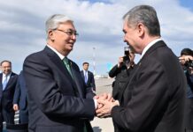 Гурбангулы Бердімұхамедов Түркістанға келді