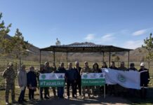 «Таза Қазақстан»:» «Киелі мекен» акциясы аясында 12 тонна қоқыс жиналды