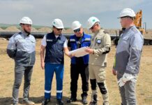 Энергетика вице-министрі «Бейнеу-Бозой-Шымкент» магистральдық газ құбырының екінші желісінің құрылысына дайындық барысын тексерді