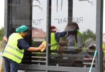 ТҮРКІСТАН: АЯЛДАМАЛАРҒА ТАЗАЛЫҚ ЖҰМЫСТАРЫ ЖҮРГІЗІЛДІ