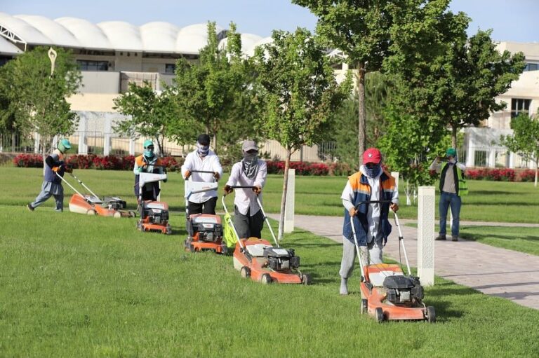ТҮРКІСТАН ҚАЛАСЫНДА АБАТТАНДЫРУ ЖҰМЫСТАРЫ ҰДАЙЫ ЖАЛҒАСУДА