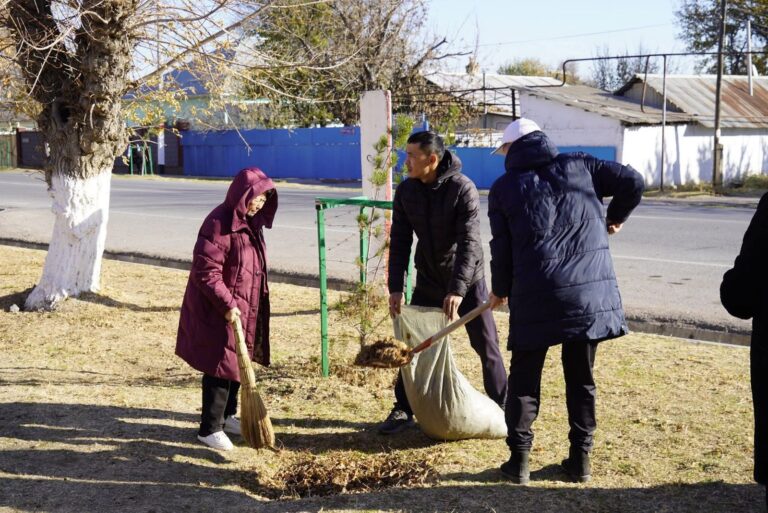 ТҮРКІСТАН: ҚАЗЫҒҰРТТА ЖАЛПЫ АУДАНДЫҚ СЕНБІЛІК ӨТТІ
