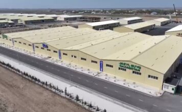 ТҮРКІСТАН: ӨНДІРІСТІК ПАРКТЕ 30-ДАН АСТАМ ЗАУЫТ ЖҰМЫС ІСТЕП ТҰР