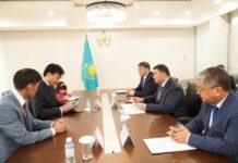 НҰРАЛХАН КӨШЕРОВ КОРЕЯЛЫҚ ИНВЕСТОРМЕН КЕЛІССӨЗ ЖҮРГІЗДІ