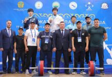 ТҮРКІСТАНДЫҚ АУЫР АТЛЕТШІЛЕР ӨСКЕМЕНДЕ ӨТКЕН ҚР ЧЕМПИОНАТЫНДА ЖҮЛДЕЛІ ОРЫНДАРҒА ИЕ БОЛДЫ