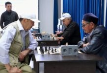 КЕЛЕС: АРДАГЕРЛЕР АРАСЫНДА ШАХМАТТАН ЖАРЫС ӨТТІ
