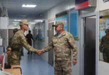 Қорғаныс министрінің орынбасары елдің оңтүстігіндегі әскери инфрақұрылымның жай-күйін тексерді