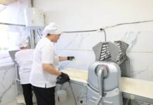 САУРАН АУДАНЫНДА КОНДИТЕРЛІК ЦЕХ ТӘУЛІГІНЕ 1 ТОННА ӨНІМ ДАЙЫНДАЙДЫ