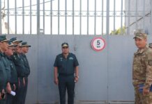 Шымкентте жергілікті әскери басқару органдарының әскери қызметшілері түзету мекемесіне барды